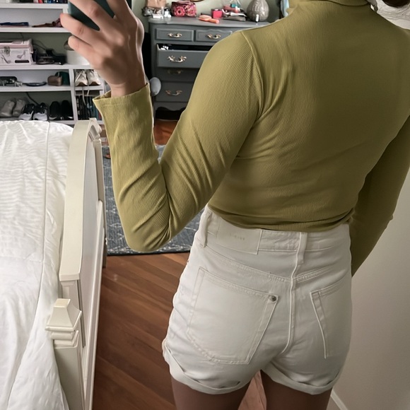 Vestique Ruched Mock Neck Long Sleeve Top - Picture 3 of 7